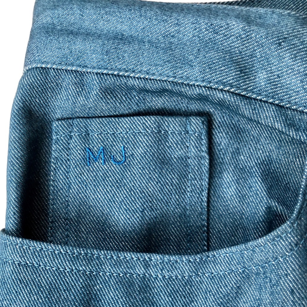 Marc Jacobs Light Blue Straight Leg Trouser Jeans 33L - Picture 6 of 9